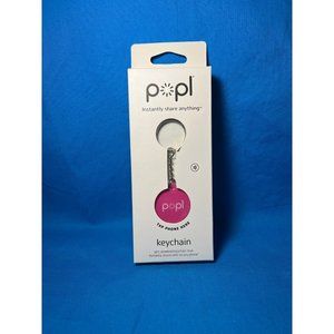 Popl Website Keychain New in Box Digital Networking PINK